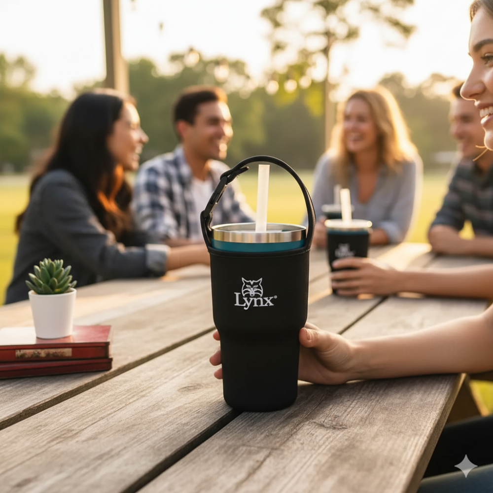 天氣再熱都不怕！900ml超大容量真空保溫杯，附手提杯套，飲料控必備！-細節圖3