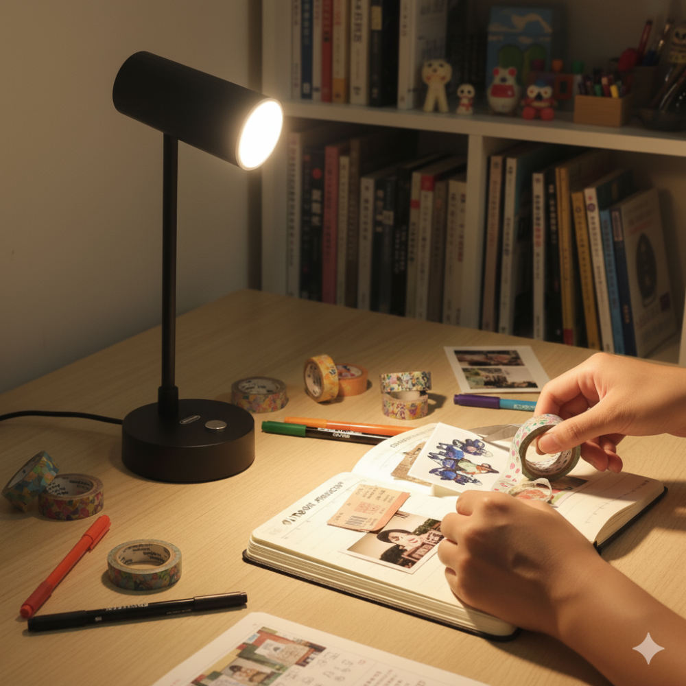 OUTDOOR PRODUCTS® 美式風格TYPE-C充電檯燈，輕巧便攜、護眼調光，戶外閱讀、居家露營最佳良伴！-細節圖4