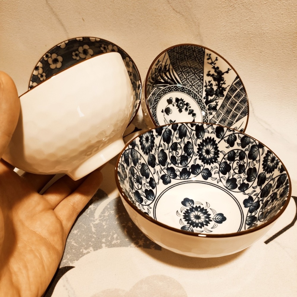 💜 【中村Nakamura】日式典雅陶瓷四入碗組 🍱 質感餐桌必備！-細節圖2