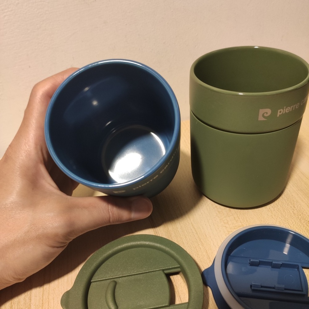 爆款推薦！Pierre Cardin 皮爾卡登【金尊陶瓷手拿杯350ml】時尚質感雙入組，環保飲品新選擇！☕✨-細節圖2