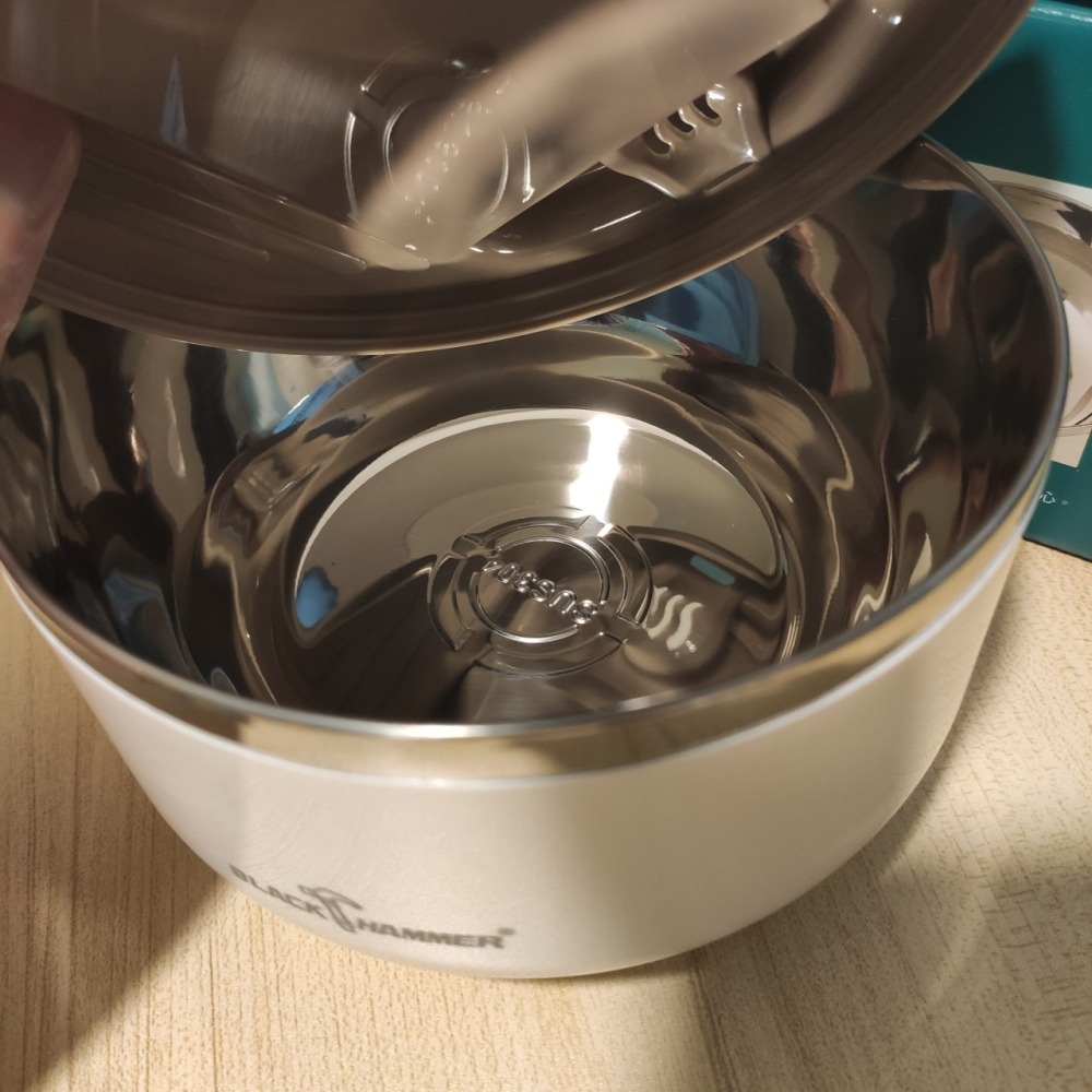 🔥 BLACK HAMMER 義大利品牌 304不鏽鋼雙層隔熱多功能碗 850ml：泡麵、輕食、露營萬用神碗！-細節圖4