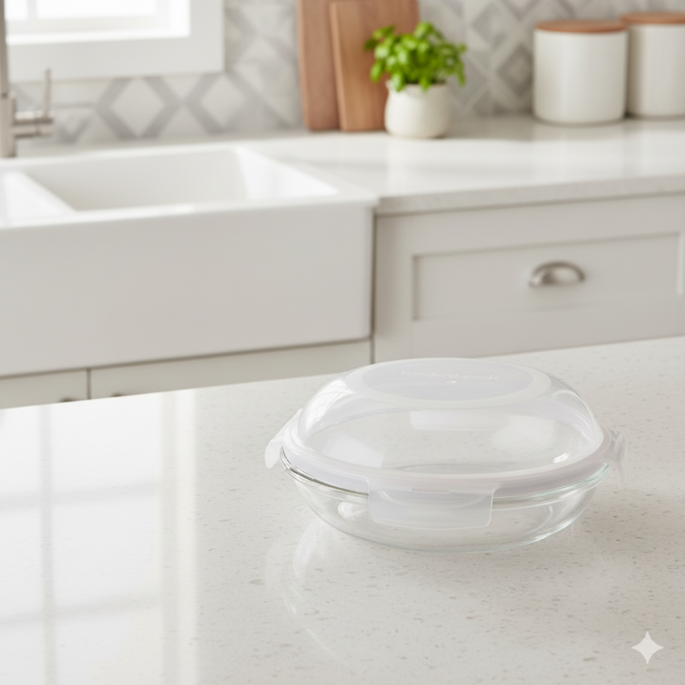 廚房神隊友駕到！🥳 樂扣樂扣21cm耐熱玻璃保鮮盤，不僅是保鮮盒，更是美型餐盤！-細節圖2