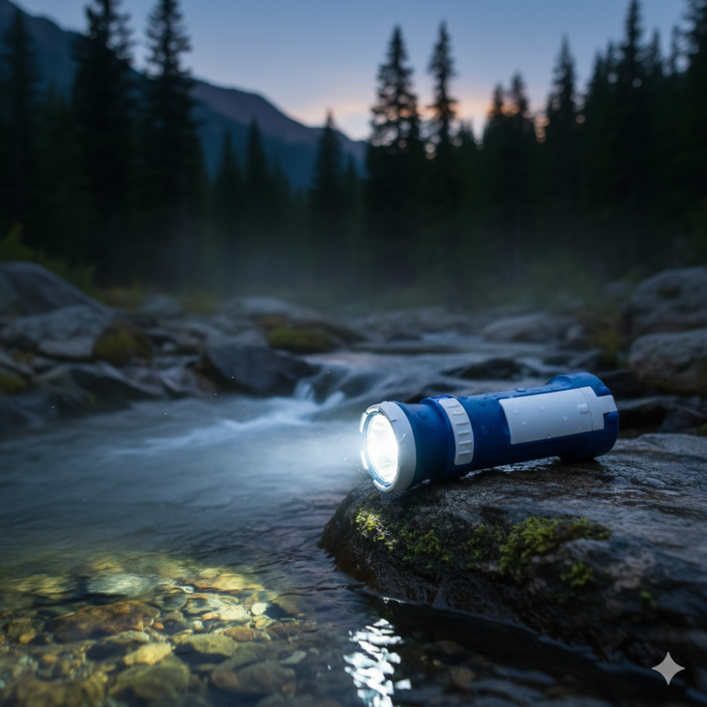 妙管家 House Keeper 2in1 LED手電筒 HKL-4055 隱藏式充電/側燈可翻轉/露營防災必備-細節圖4