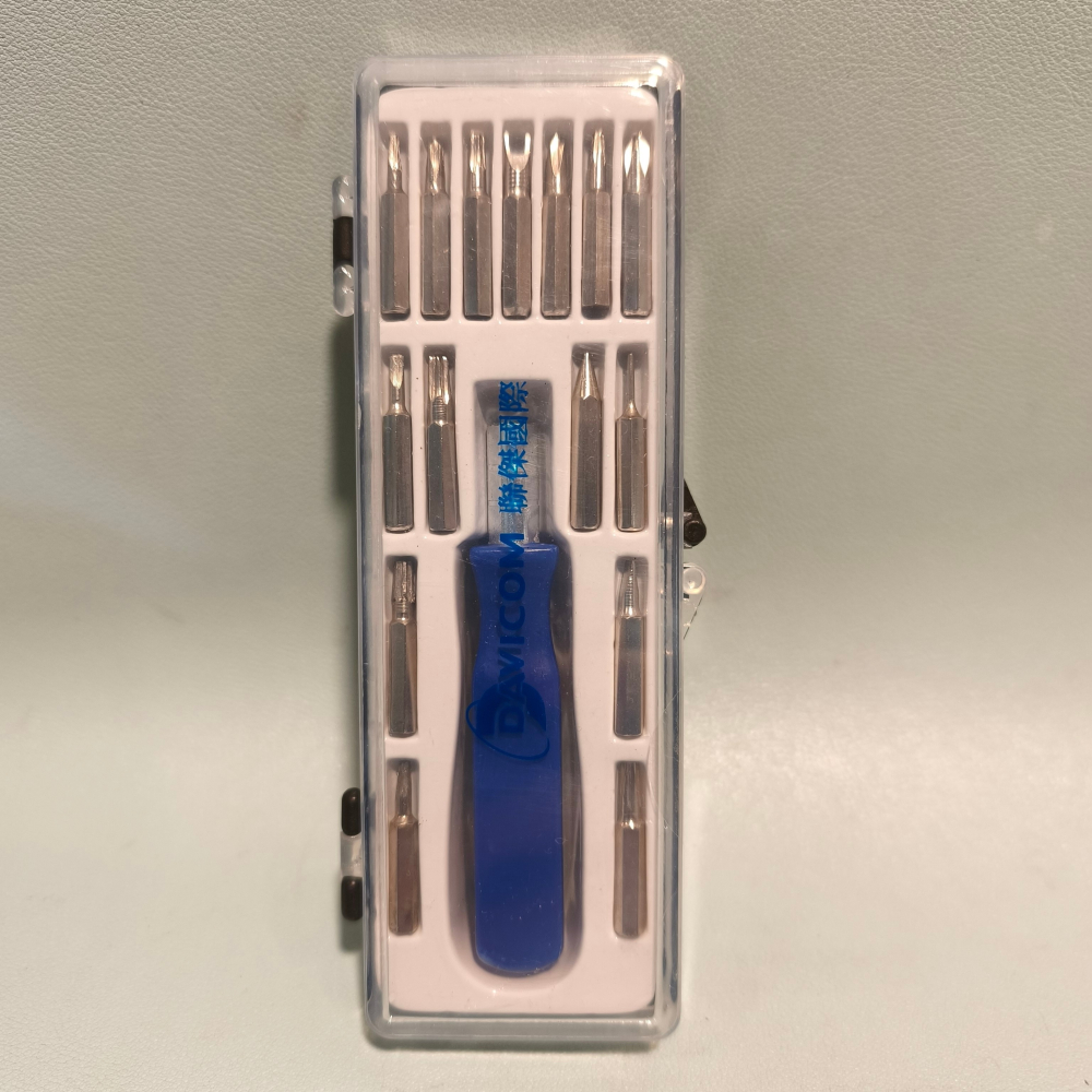 專業精密螺絲起子組：iPhone/眼鏡/電腦維修DIY工具，15合1套裝，五金修繕一盒搞定！-細節圖2