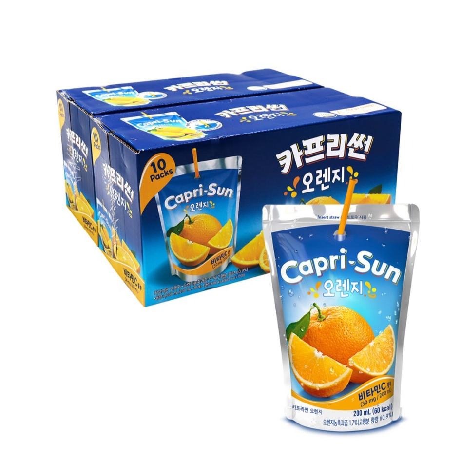 [L.S.] 正韓商品/現貨/關注禮 韓國 Capri-Sun 果汁 柳橙汁/蘋果汁/柳橙芒果/熱帶水果/水蜜桃-細節圖2