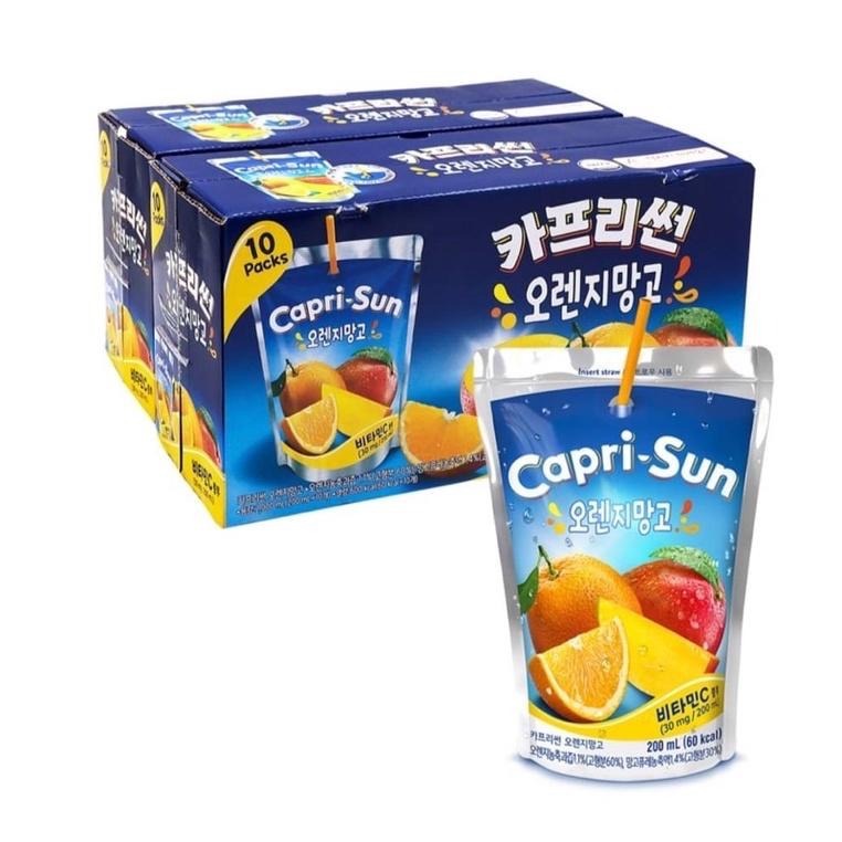 [L.S.] 正韓商品/現貨/關注禮 韓國 Capri-Sun 果汁 柳橙汁/蘋果汁/柳橙芒果/熱帶水果/水蜜桃-細節圖4
