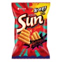 [L.S.] 正韓商品 Orion 好麗友 Sun 波浪玉米脆片 波浪脆餅 韓國零食 大蒜麵包 香辣 80g/135g-規格圖6