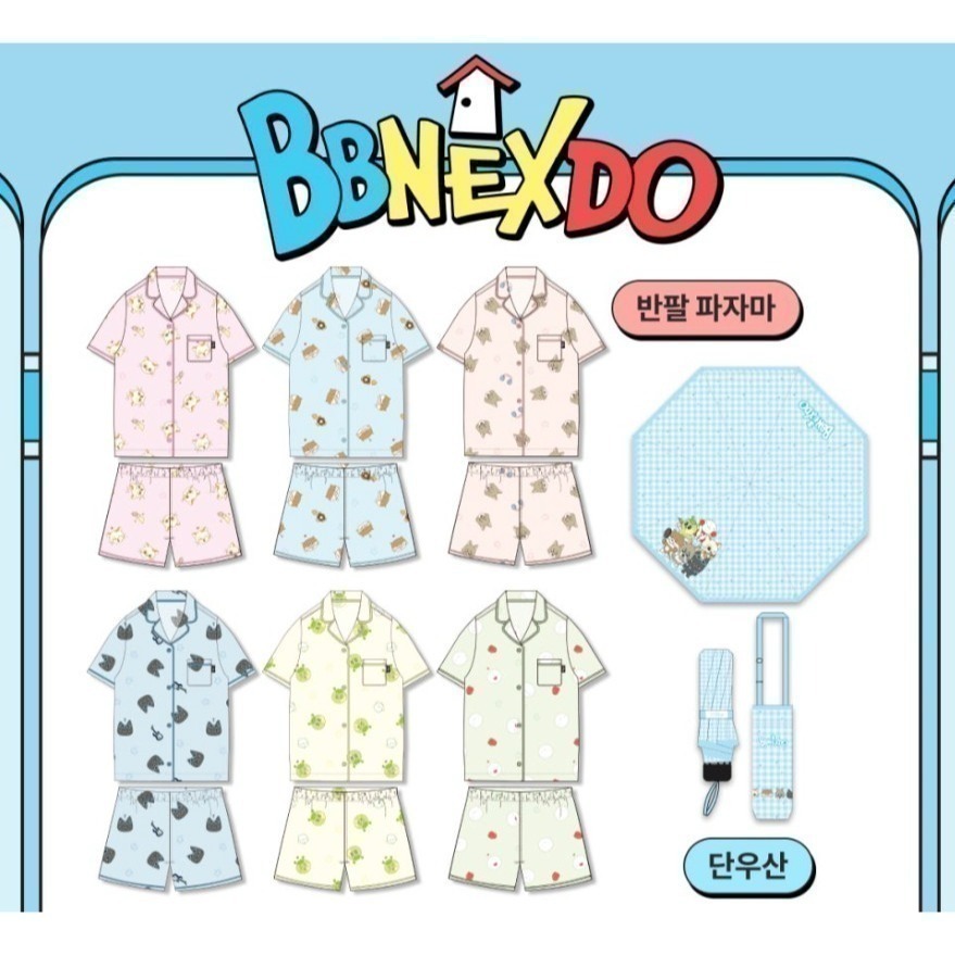 現貨 韓國 SPAO BOYNEXTDOOR 聯名款 睡衣 短袖 成套 門童 BBNEXDO-細節圖2