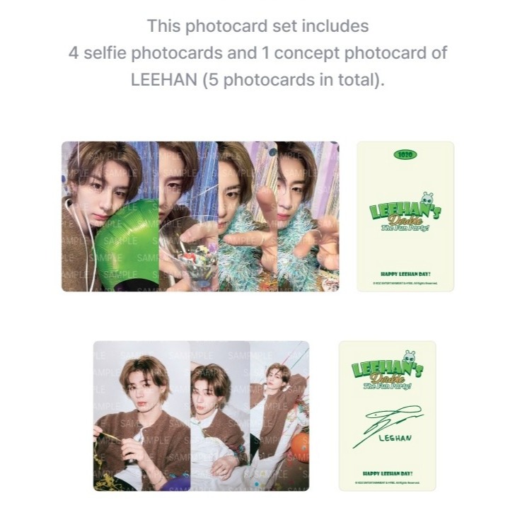 現貨 李涵 BOYNEXTDOOR 生日小卡 小卡立牌 旋轉立牌 照片組 小卡 卡包 門童 韓國-細節圖2