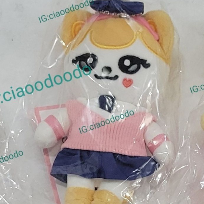 現貨 韓國 IVE MINIVE 娃娃 吊飾 周邊 CHERRY 校服 快閃店 SCHOOL-規格圖2