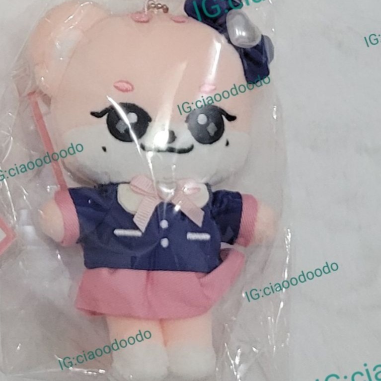 現貨 韓國 IVE MINIVE 娃娃 吊飾 周邊 CHERRY 校服 快閃店 SCHOOL-規格圖2
