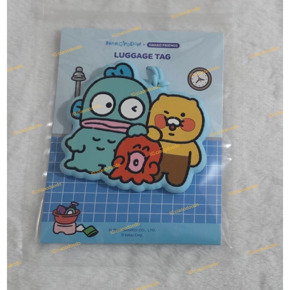 現貨 KAKAO 行李吊牌 RYAN 萊恩 獅子 APEACH 桃子 春植 漢頓 聯名款 掛牌-規格圖3