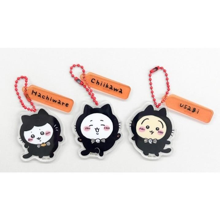 現貨 韓國 吉伊卡哇 chiikawa 吊飾 鑰匙圈 烏薩奇 小八貓 小兔兔 萬聖節 黑貓-細節圖2