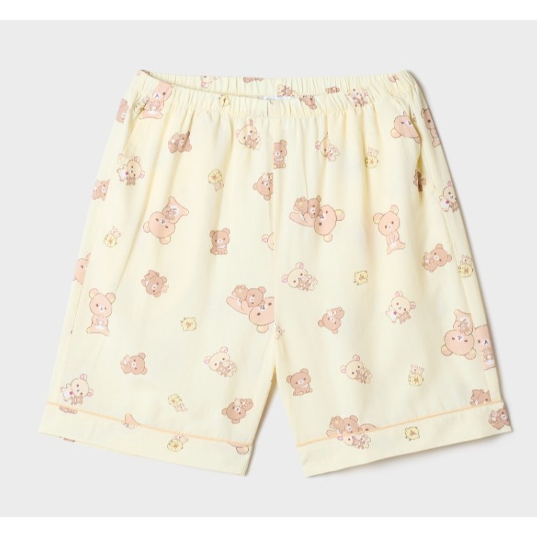 現貨 韓國 SPAO 睡衣 短褲 短袖 拉拉熊 聯名款 整套 套裝-細節圖4