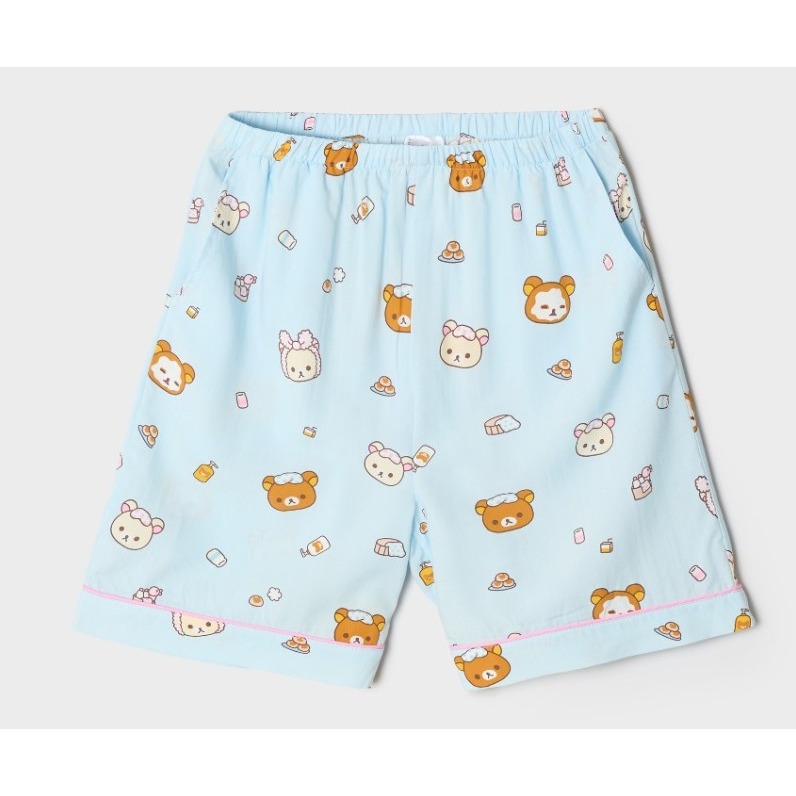 現貨 韓國 SPAO 睡衣 短褲 短袖 拉拉熊 聯名款 整套 套裝-細節圖6