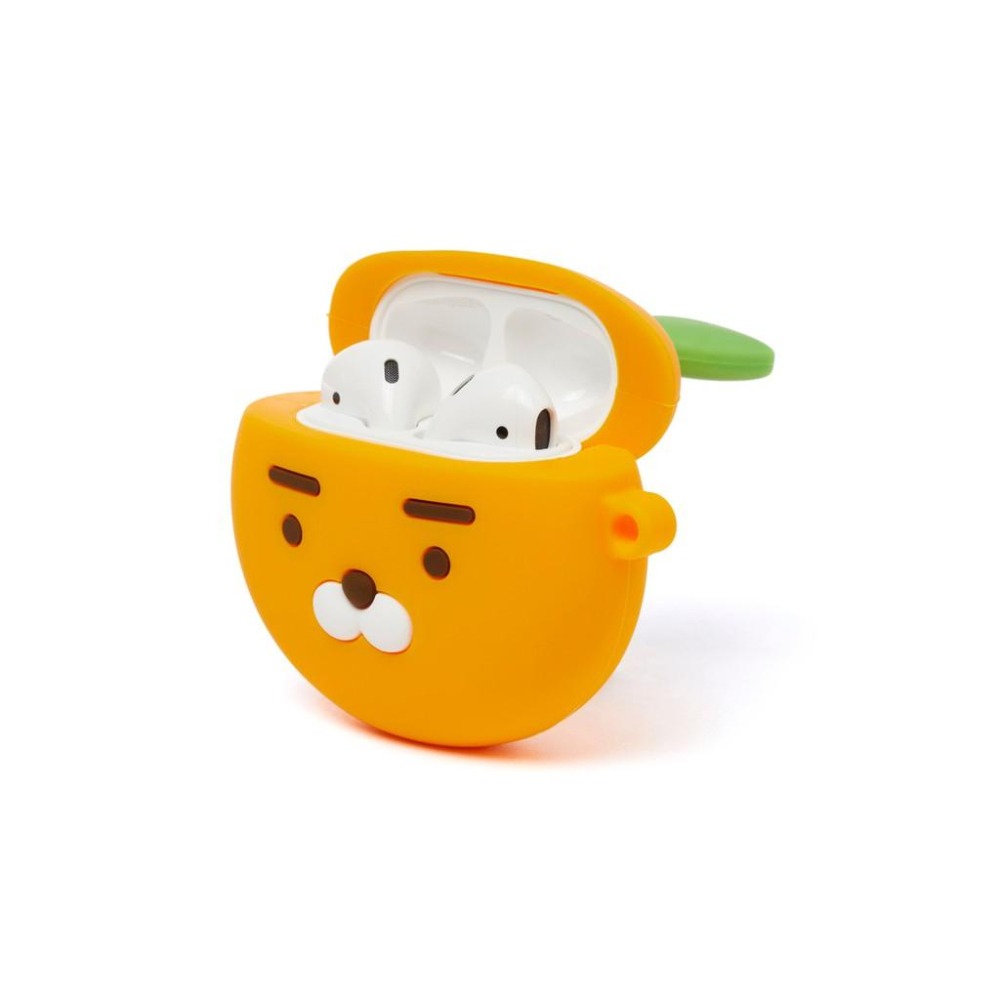 現貨 濟州限定 耳機盒 保護套 韓國 KAKAO RYAN 萊恩  APEACH 桃子 橘子 airpods case-細節圖5