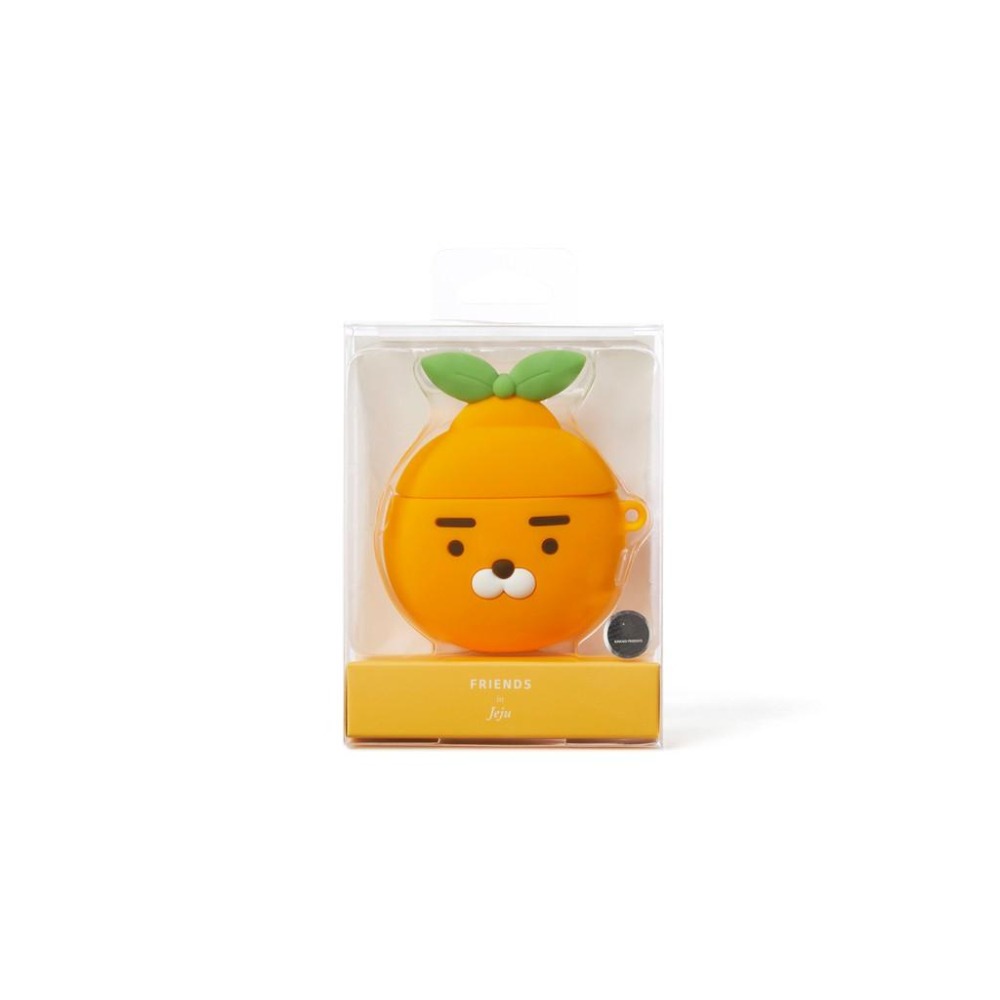 現貨 濟州限定 耳機盒 保護套 韓國 KAKAO RYAN 萊恩  APEACH 桃子 橘子 airpods case-細節圖7