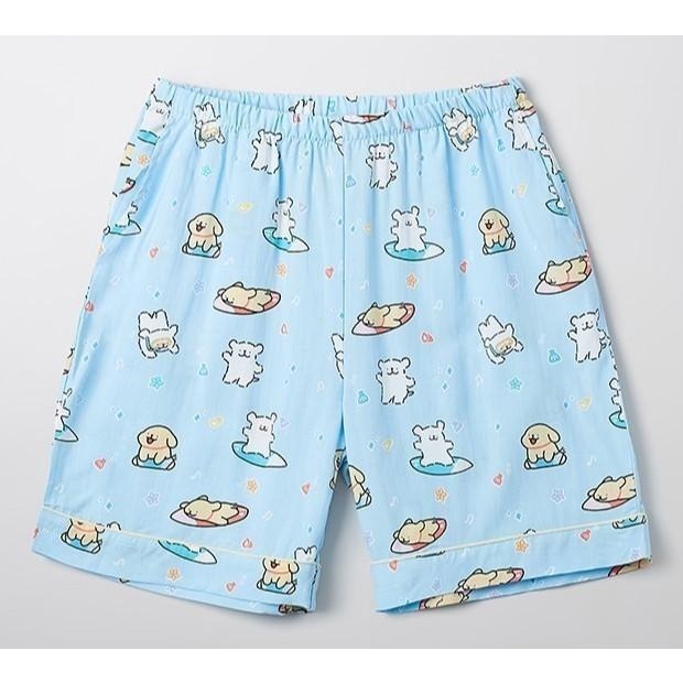 現貨 線條狗 韓國 SPAO 睡衣 短褲 短袖 線條小狗 狗狗 聯名款 整套-細節圖6