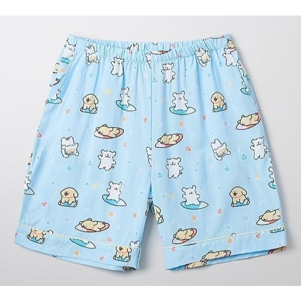 現貨 線條狗 韓國 SPAO 睡衣 短褲 短袖 線條小狗 狗狗 聯名款 整套-細節圖6