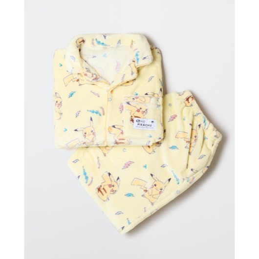 韓國 SPAO 珊瑚絨 寶可夢 神奇寶貝  睡衣 厚長袖 pokemon 皮卡丘 卡比獸 耿鬼-規格圖9