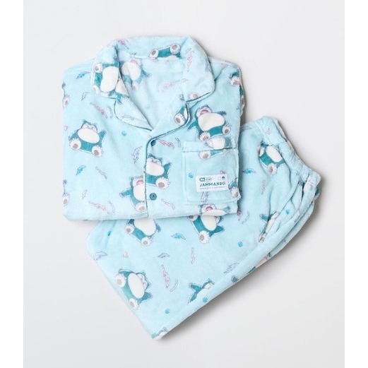 韓國 SPAO 珊瑚絨 寶可夢 神奇寶貝  睡衣 厚長袖 pokemon 皮卡丘 卡比獸 耿鬼-規格圖9