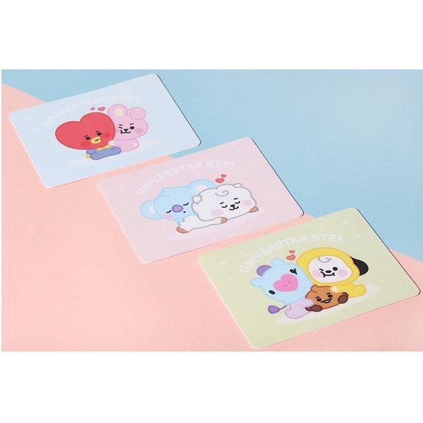 現貨 BT21 寶寶系列 滑鼠墊 TATA COOKY CHIMMY RJ SHOOKY 韓國-細節圖2