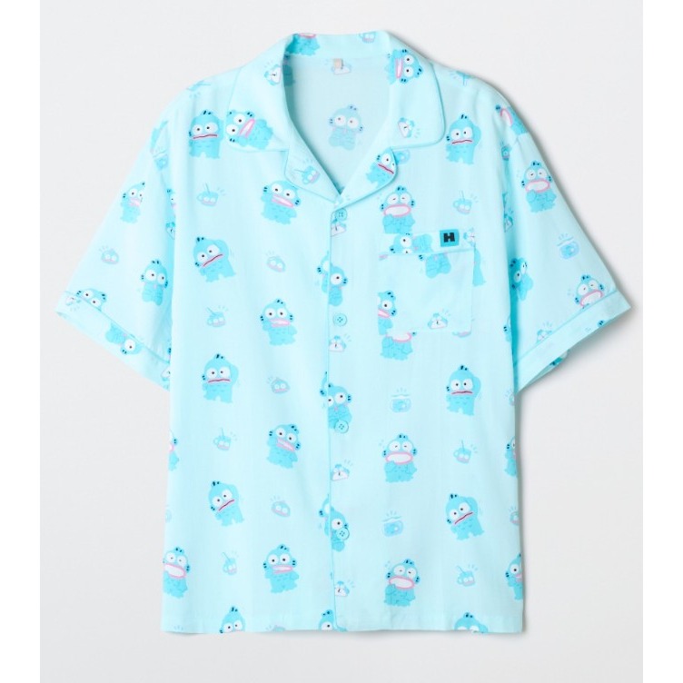 現貨 韓國 SPAO 睡衣 短褲 短袖 漢頓 醜魚 Sanrio 聯名款 整套-細節圖3