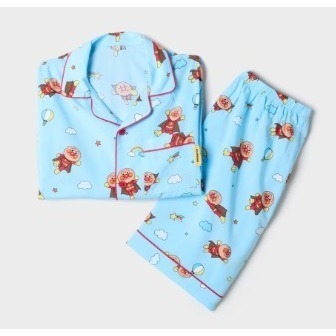 現貨 韓國 SPAO 麵包超人 細菌人 小病毒 睡衣 短褲 短袖 居家服 聯名款 整套 套裝-規格圖7