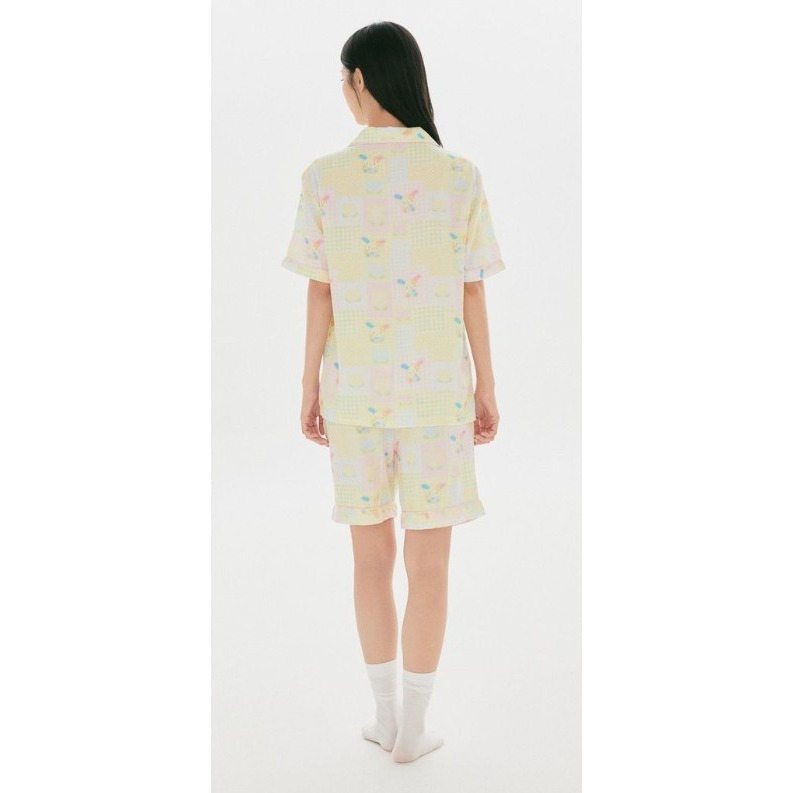 現貨 韓國 SPAO 花小兔 三麗鷗聯名 睡衣 短褲 短袖 居家服 聯名款 整套 套裝-細節圖6