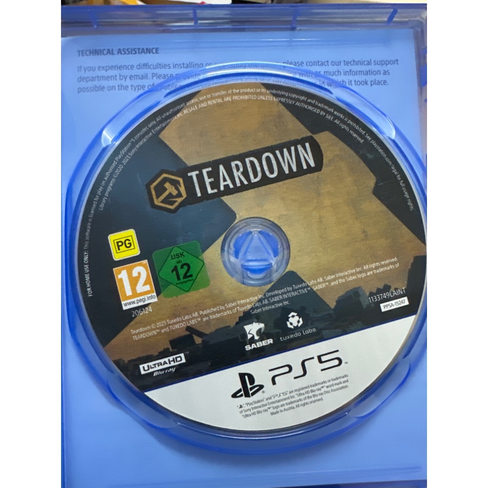 《PEI 2手game》PS5. Teardown: Deluxe Edition-細節圖2