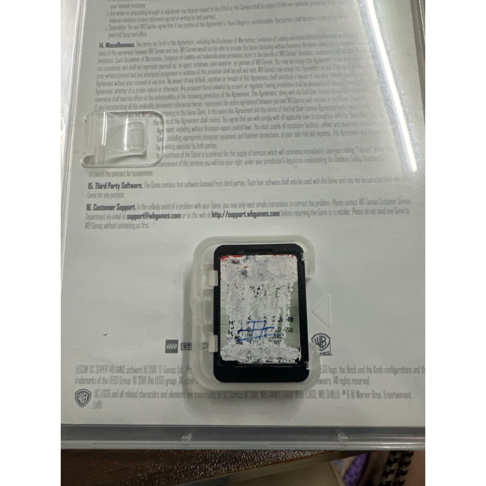 《PEI 2手game》switch 樂高DC（貼紙有傷便宜出）-細節圖2