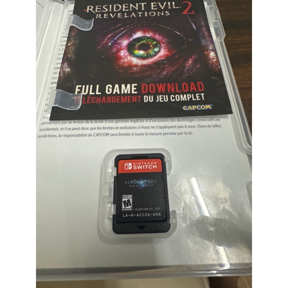 《PEI 2手game》switch 惡靈古堡1-細節圖2