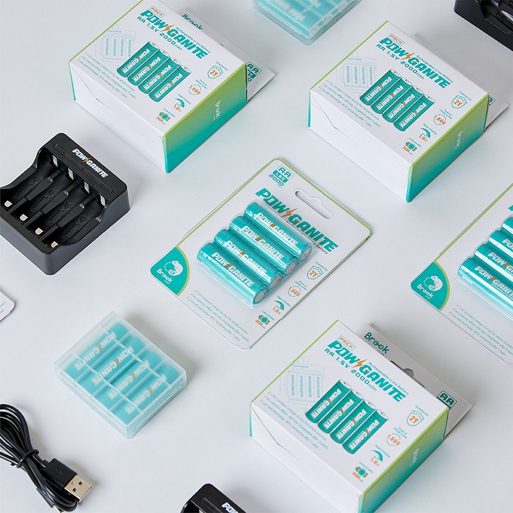 【Brook Livin】POWGANITE 耐能鋰離子充電電池｜電力強勁到底｜高效循環壽命-細節圖3