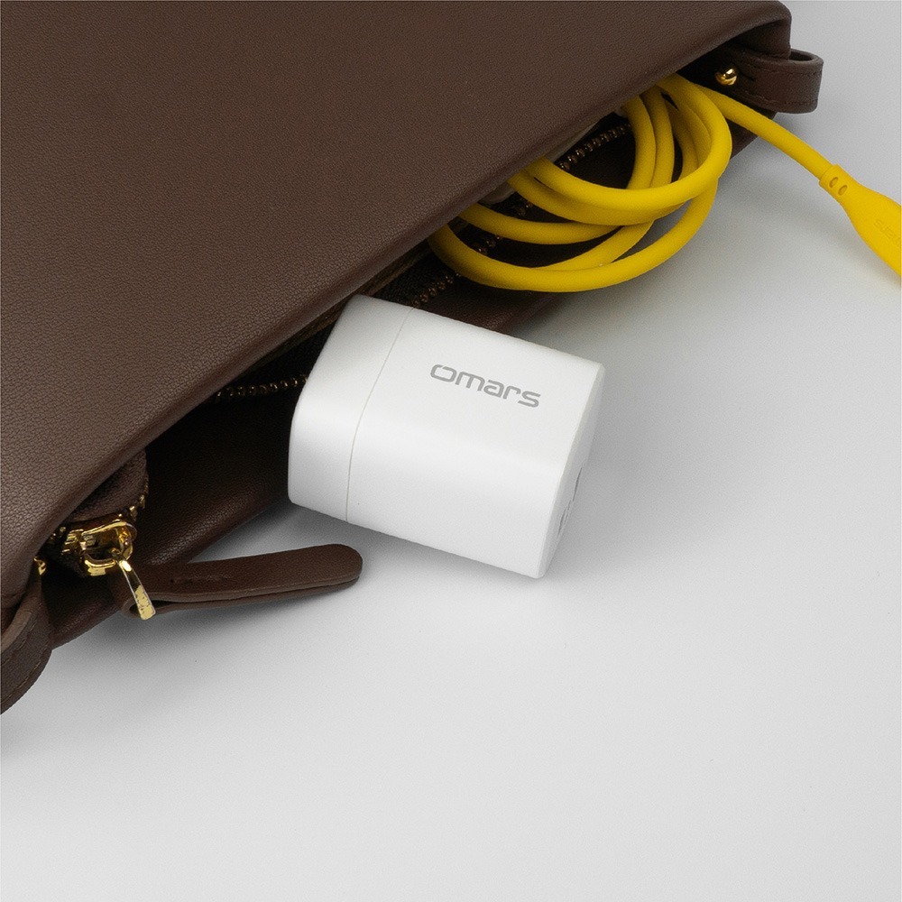 【omars】GaN 35W快速充電器｜雙孔快充｜USB-A+Type-C-細節圖5