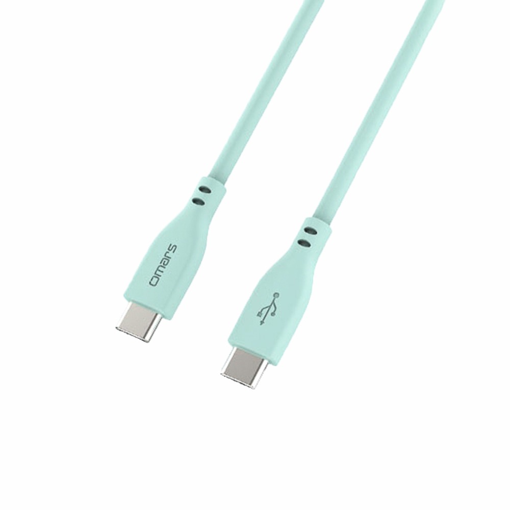 【omars】Type-C to Type-C 炫彩快速傳輸充電線｜1M｜PD60W-規格圖1