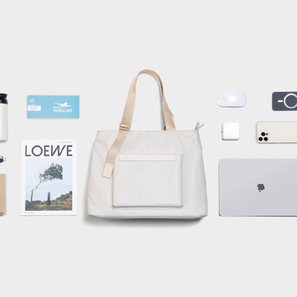 【KINGSONS】質感緞面-隨行雙層大容量托特包｜防潑水材質｜可容納15.6吋筆電-細節圖7