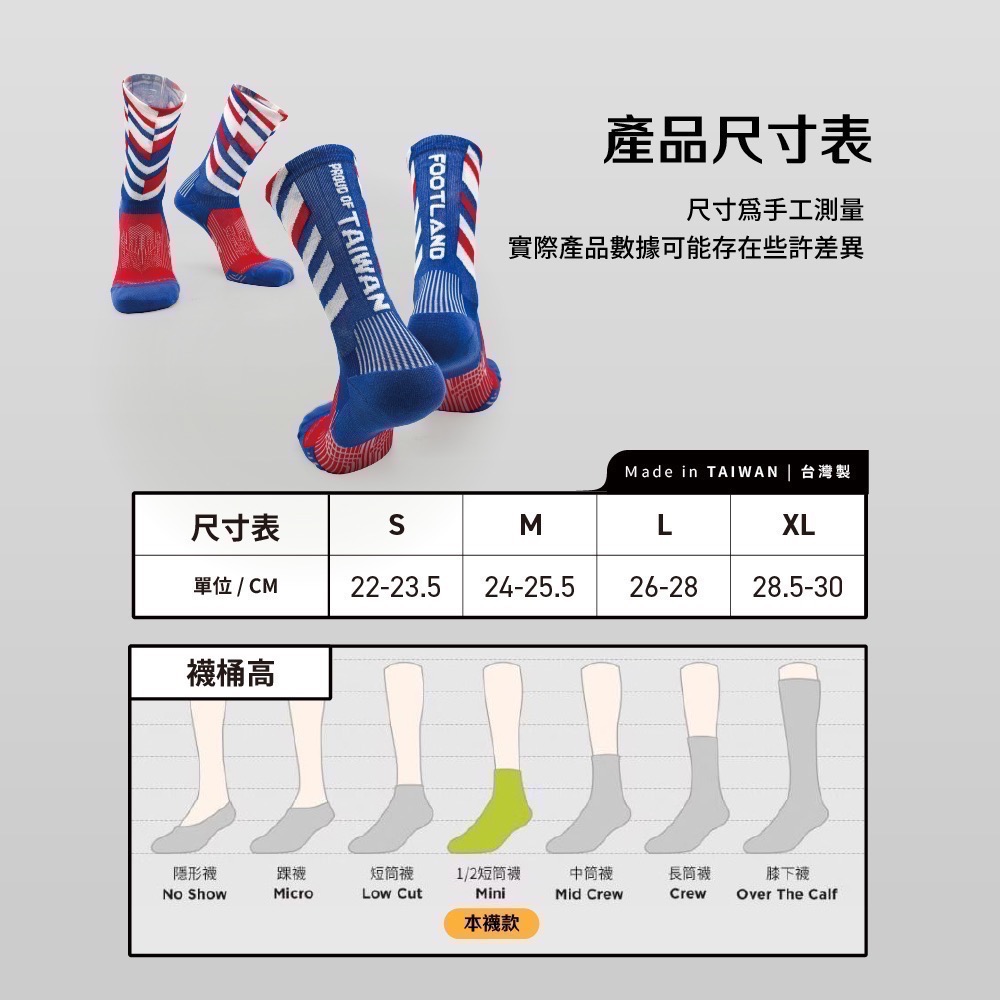 跑步特有種 Proud of Taiwan 競技二鐵跑襪-細節圖2