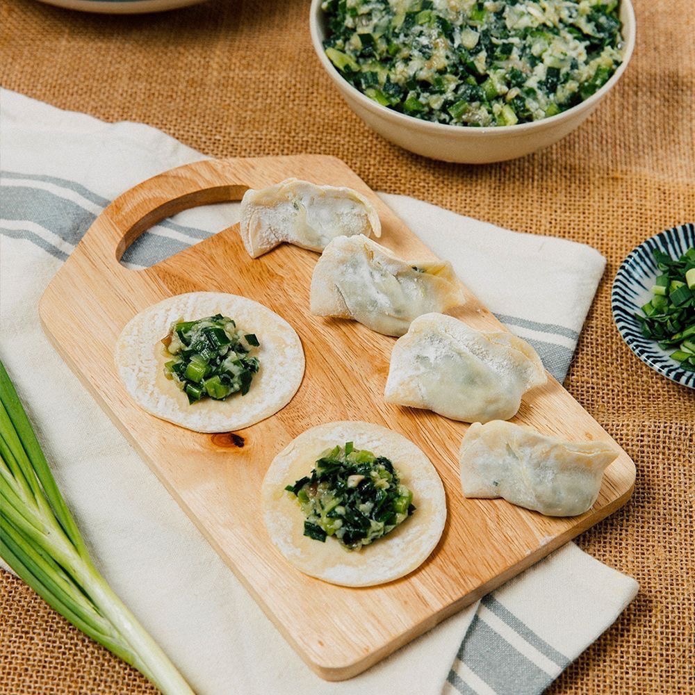 【台南兵仔市侯媽媽】職人手工水餃 高麗菜豬肉水餃 黃金玉米水餃 韭菜水餃 一袋50顆-細節圖5