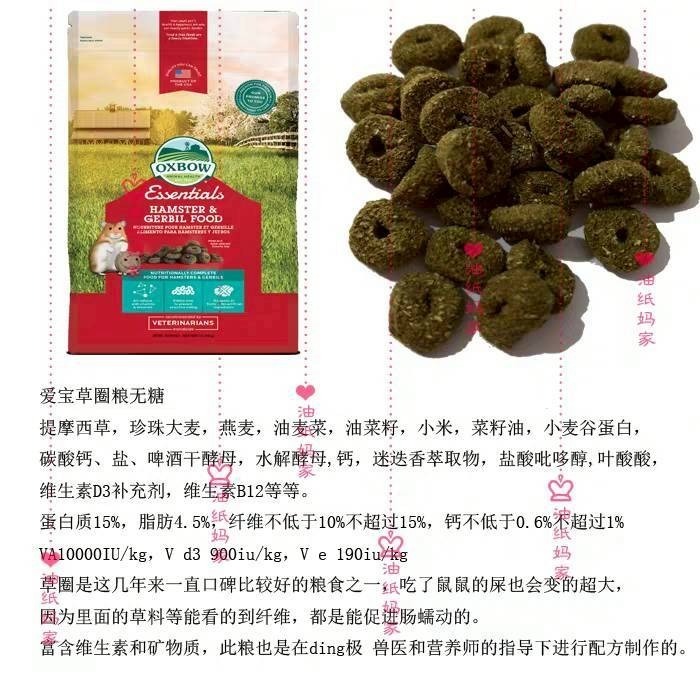 🐭滿倉補給站🐭 愛寶 草圈-規格圖2