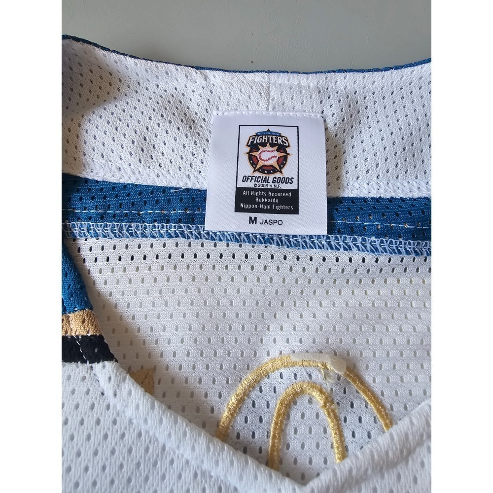 ＜現貨＞( 蝦皮jenyuan0309) 陽岱鋼/1號球衣/稀少/大谷翔平/絕版/日本火腿時期球迷版刺繡球衣-細節圖3