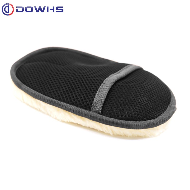 【數位光電】 羊毛洗車手套 洗車手套 洗車布 洗車巾 打蠟海綿 汽車美容玻璃 仿羊毛洗車手 汽車用拋光手套-細節圖6