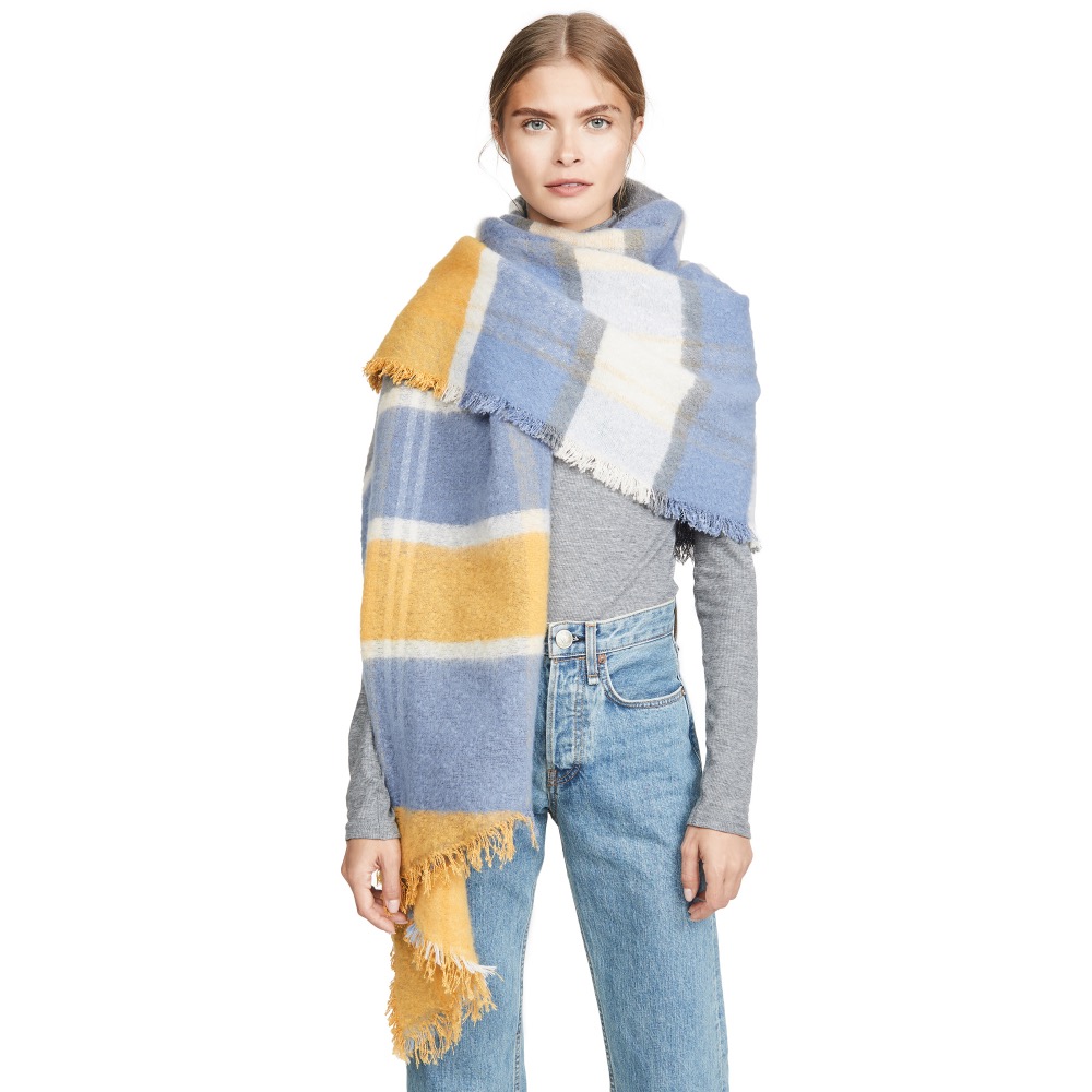 唯ㄧ現貨 💖 Hat Attack ♥️ 女孩！絕版精品！大地色！手洗、冷洗！美好料材 > 圍巾、披肩！-細節圖5