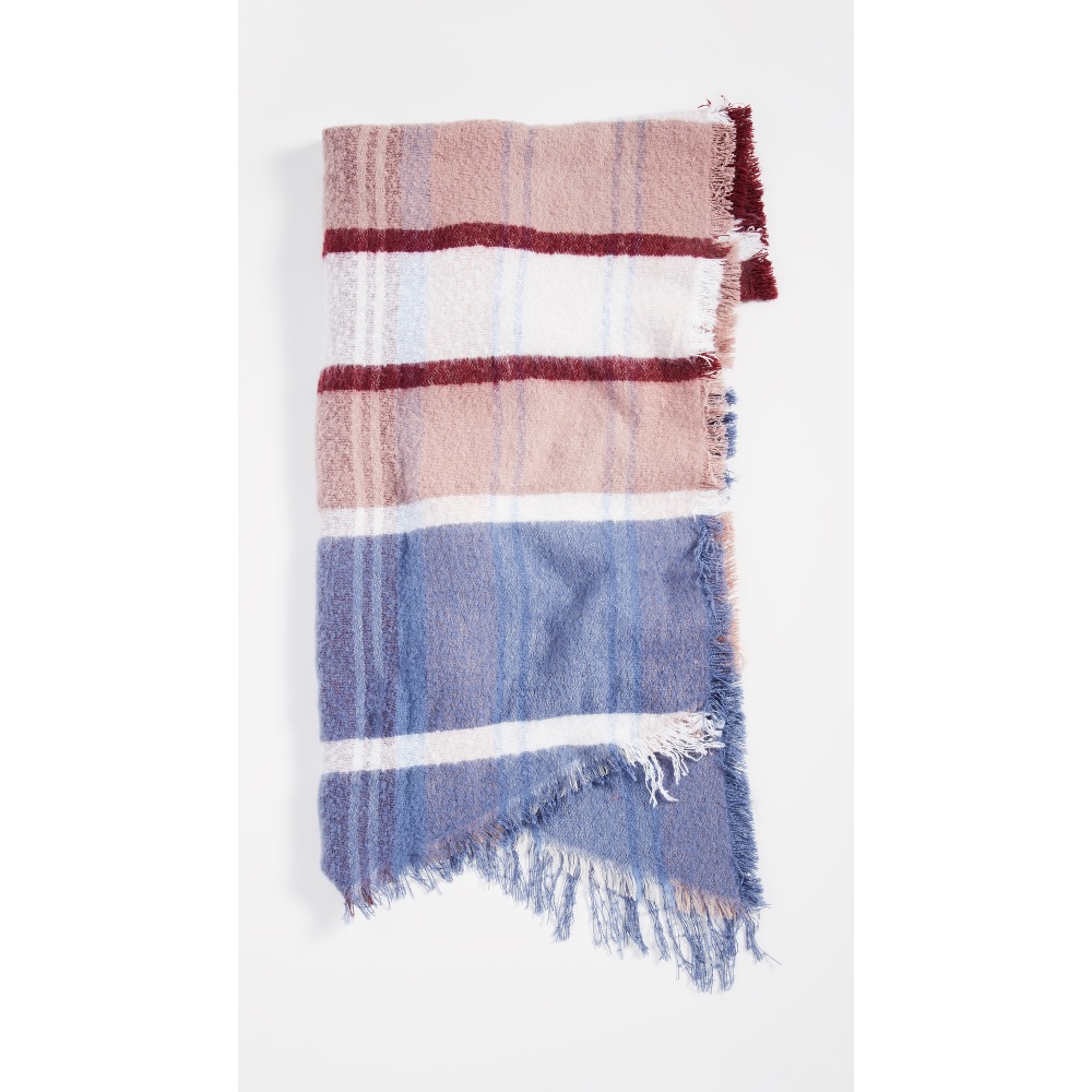 唯ㄧ現貨 💖 Hat Attack ♥️ 女孩！絕版精品！莓果色！手洗、冷洗！美好料材 > 圍巾、披肩！-細節圖3