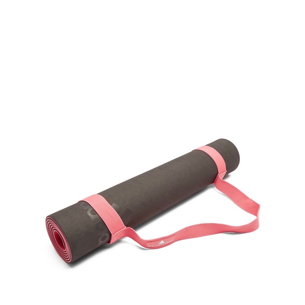 唯ㄧ現貨 💖 adidas by Stella McCartney 👱🏻‍♀️ 絕版精品！黑色！莓果 > 瑜珈墊、運動墊！-細節圖3