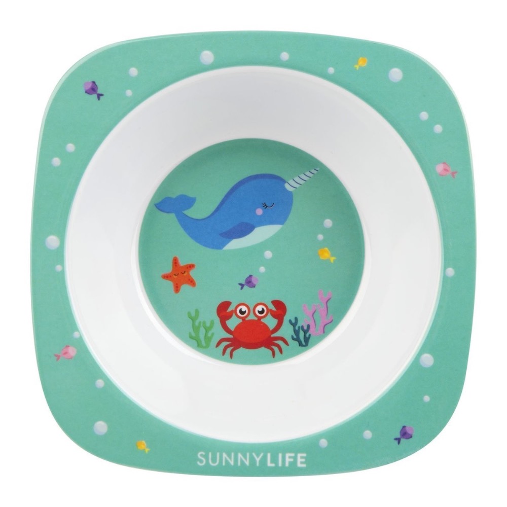 唯ㄧ現貨 💖 澳洲 SunnyLife ☀️ 絕版精品！寶寶！童趣！海底世界 > 學習餐具、學習餐碗、餐廚精品！-細節圖2