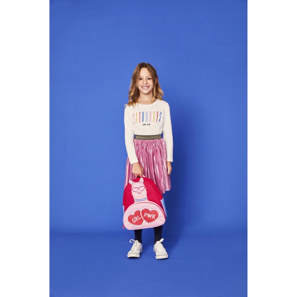 唯ㄧ現貨 💖 澳洲 SunnyLife ☀️ 絕版精品！紅色、粉紅色！愛心 > 書包、後背包、入學禮物、學步禮物！-細節圖4