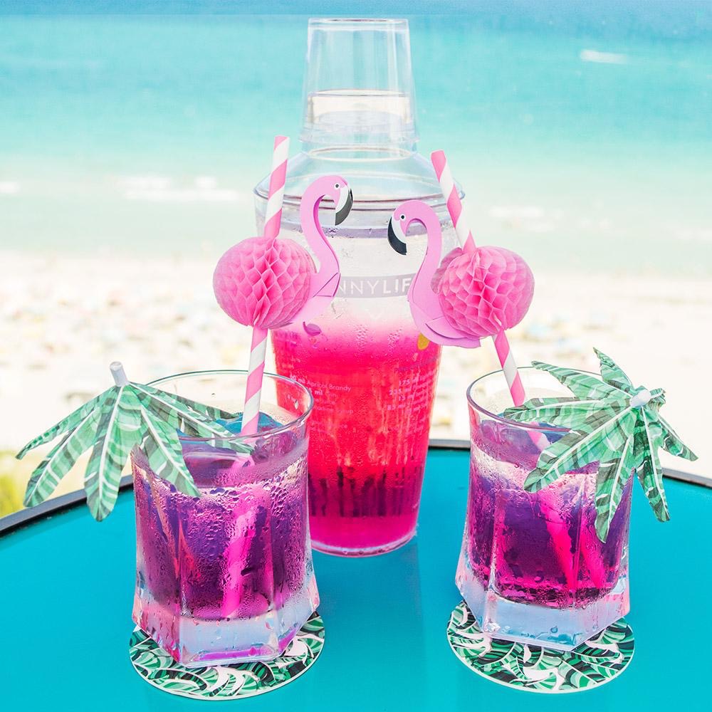 唯ㄧ現貨 💖 澳洲 SunnyLife ☀️ 絕版精品！繽紛 > 吸管、杯墊、裝飾、製冰器、攪伴棒、雪克杯、31件組！-細節圖6