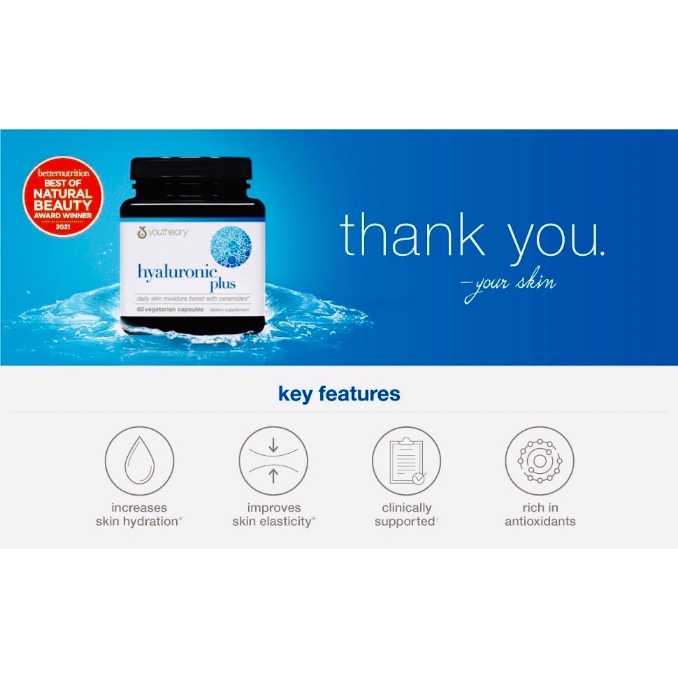 Youtheory(年輕原理)💌肌膚守護最頂級版!玻尿酸+神經醯胺(賽洛美/分子釘)+胜肽蛋白+膠原蛋白👩🏻高純淨💓-細節圖6