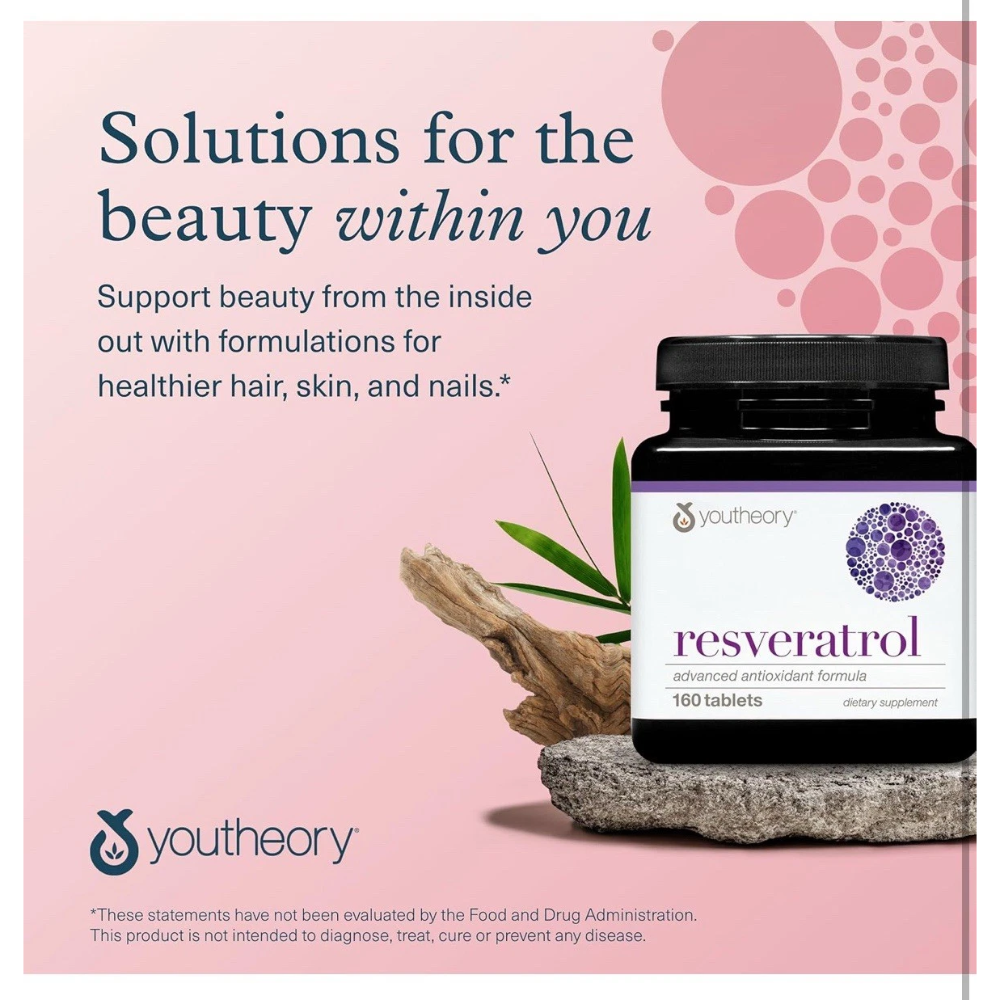 Youtheory(年輕原理)💌高單位!高抗氧化!認證!白藜蘆醇👩🏻頂級版!增強型錠!高級配方!限量限購!-細節圖11