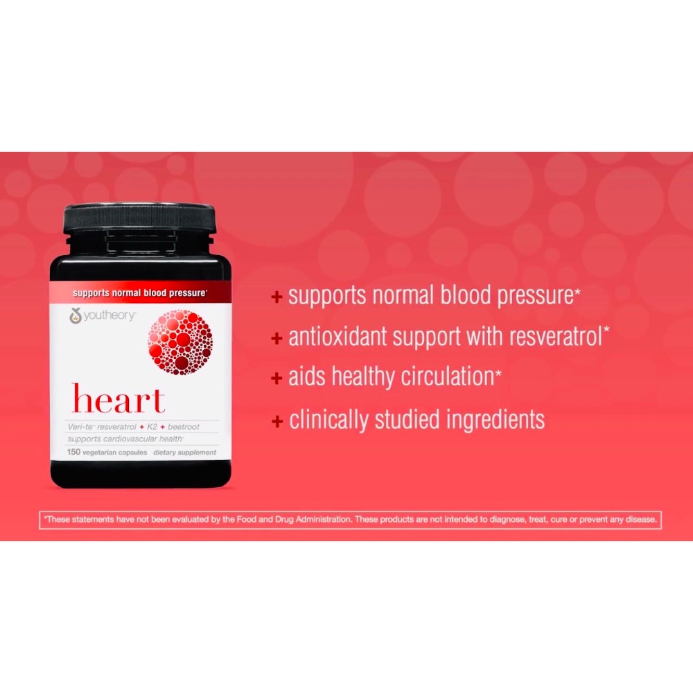 Youtheory年輕原理👩🏻心臟/心血管!頂級專精版!葉酸/白藜蘆醇/維生素K2💌高單位!專利配方!限量購💓完整守護!-細節圖7